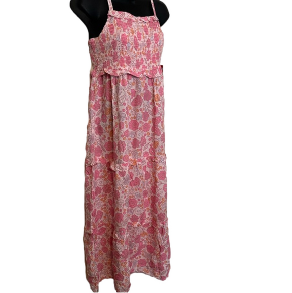 CAT and Jack Pink Floral Sundress Size XL Girls NWT - Picture 7 of 12